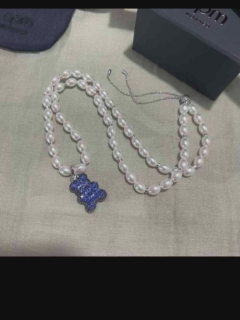 APM Monaco Baby Captain Yummy Bear Necklace